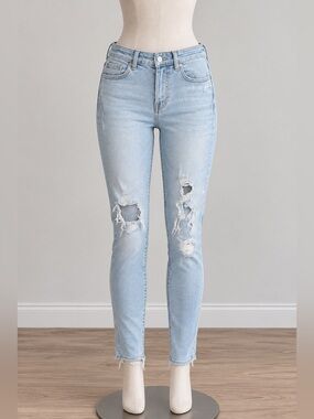 ZARA Distressed Denim Jeans size 32